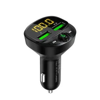Car MP3 Player Bluetooth 5.0 Handsfree Car Kit FM Transmitter Music Audio Receiver Fast Charging Dual USB Charger Car Lighter
Car MP3 Player Bluetooth 5.0 Handsfree Car Kit FM Transmitter Music Audio Receiver Fast Charging Dual USB Charger Car Lighter