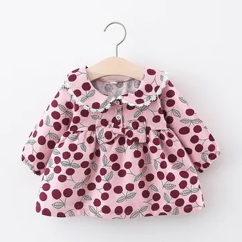 2020 Spring Cherry Printed Girls Dress Princess Dress
2020 Spring Cherry Printed Girls Dress Princess Dress