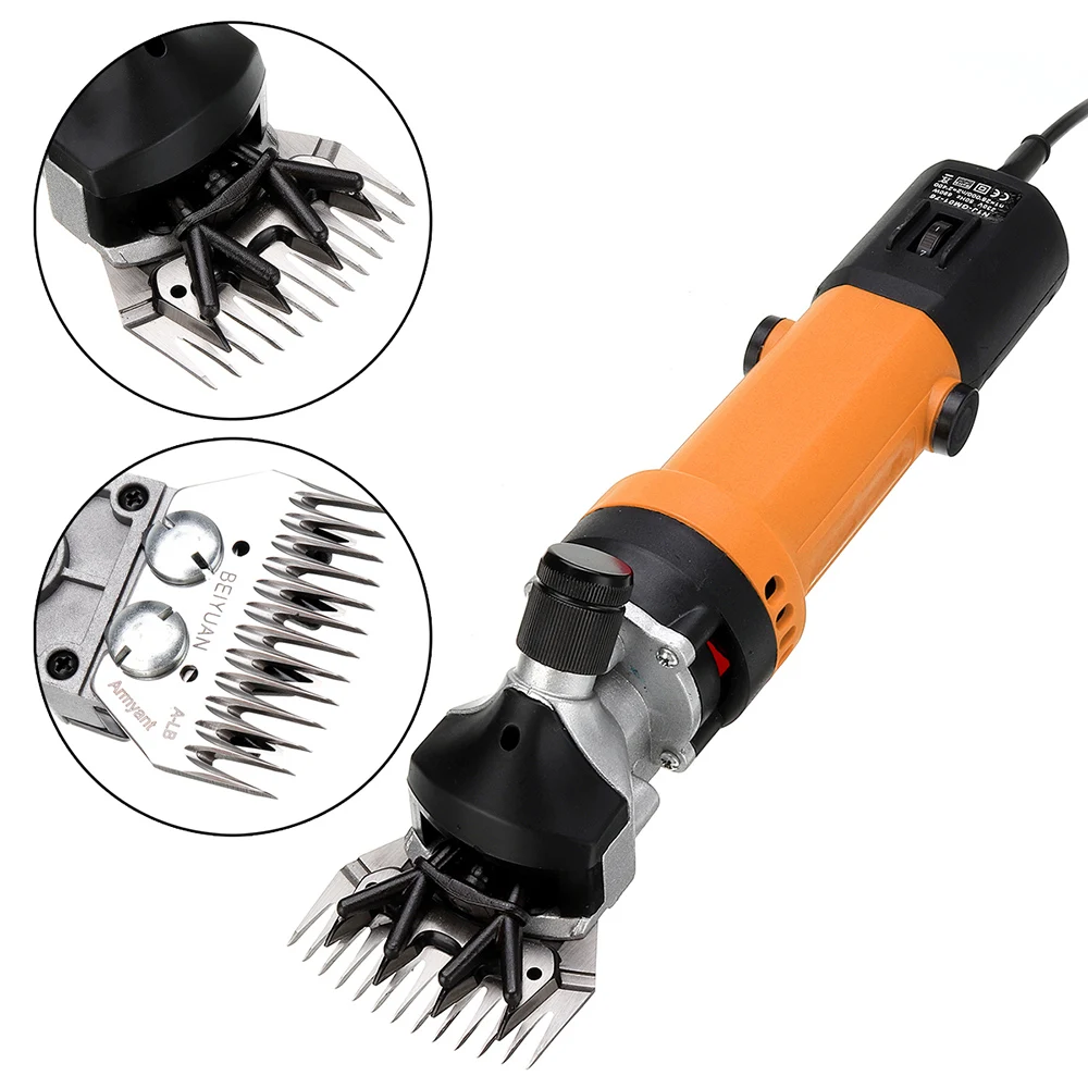 320W Electric Sheep Shearing Clipper Scissors Shears Cutter Goat Clipper 4 teeth/13 teeth Blade Shaving Fur Wool Machine Wool
320W Electric Sheep Shearing Clipper Scissors Shears Cutter Goat Clipper 4 teeth/13 teeth Blade Shaving Fur Wool Machine Wool
