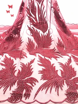 African Lace Fabric 2019 High quality Stones with Embroidery Nigerian Lace Fabric For Women French Mesh Lace Fabric 
African Lace Fabric 2019 High quality Stones with Embroidery Nigerian Lace Fabric For Women French Mesh Lace Fabric