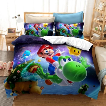 Children Popular Super Mario 3d Bedding Set Bed Linen Bedclothes Duvet Cover Set Pillowcase Twin Full Queen King Drop Shipping
Children Popular Super Mario 3d Bedding Set Bed Linen Bedclothes Duvet Cover Set Pillowcase Twin Full Queen King Drop Shipping
