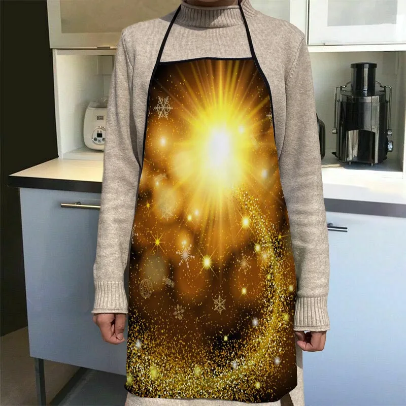 New Arrival Black Gold Art Apron Kitchen Aprons For Women Oxford Fabric Cleaning Pinafore Home Cooking Accessories Apron
New Arrival Black Gold Art Apron Kitchen Aprons For Women Oxford Fabric Cleaning Pinafore Home Cooking Accessories Apron
