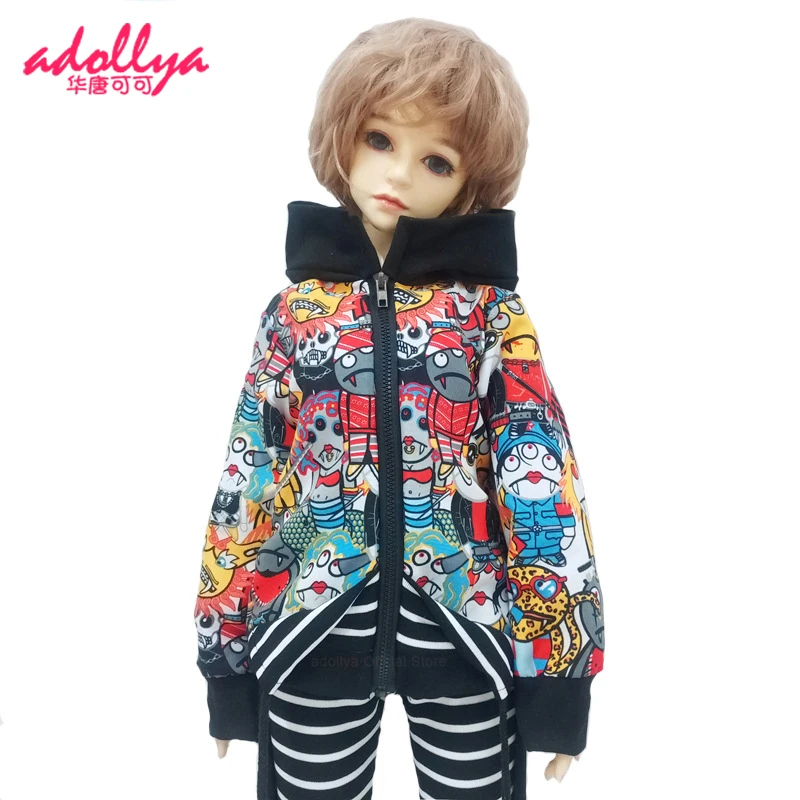 Аксессуары для кукол Adollya BJD 60 см пальто шарнирных Детская толстовка монстры