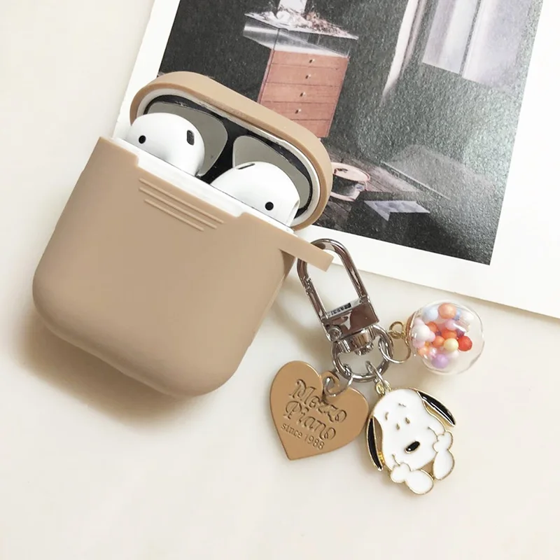 Подвеска в виде милой корейской собаки для Apple Airpods силиконовый чехол наушников