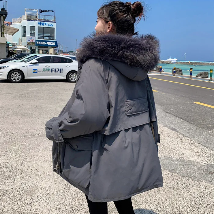 2019 Winter New Style down Jacket Women's Mid-length Workwear Waist Hugging Thick Warm Fashion Velcro Cotton Coat
2019 Winter New Style down Jacket Women's Mid-length Workwear Waist Hugging Thick Warm Fashion Velcro Cotton Coat