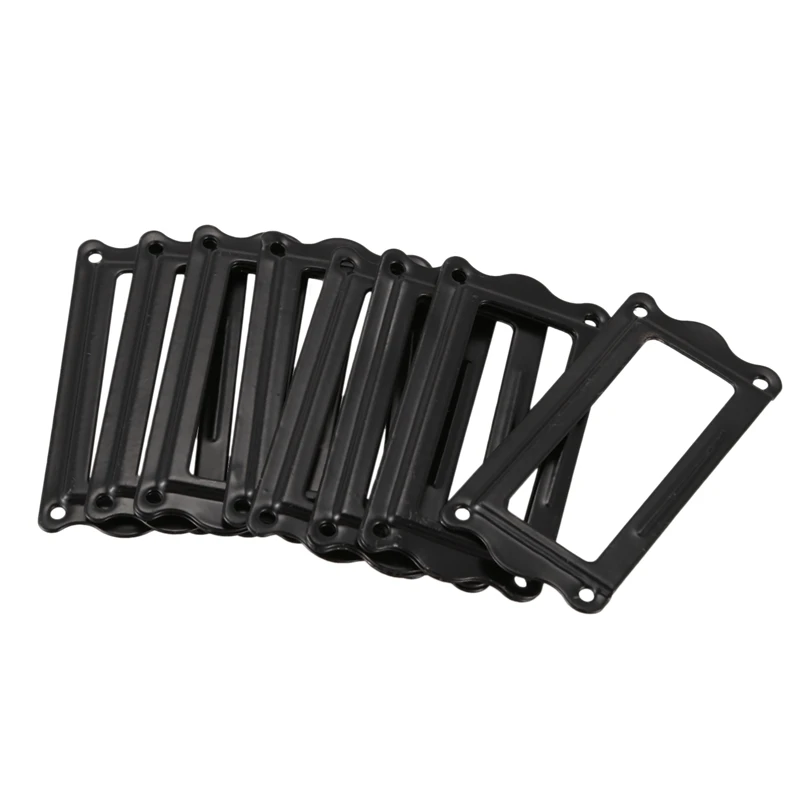 Drawer Cupboard Filing Cabinet Office Label Card Frame Holder 10 PCS