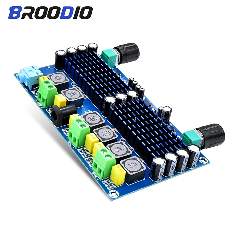 High Power Digital Amplifier Board TPA3116D2 Dual Channel 2.1 Bass Audio 50W*2+100W Amplifiers 3.5 AUX For Home Car Speaker DIY
High Power Digital Amplifier Board TPA3116D2 Dual Channel 2.1 Bass Audio 50W*2+100W Amplifiers 3.5 AUX For Home Car Speaker DIY
