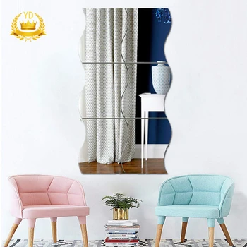 Hot 6Pcs 3D DIY Home Decorative Wavy Mirror Wall Stickers Art Acrylic Mirror Wall Sheet Plastic Mirror Sticker
Hot 6Pcs 3D DIY Home Decorative Wavy Mirror Wall Stickers Art Acrylic Mirror Wall Sheet Plastic Mirror Sticker