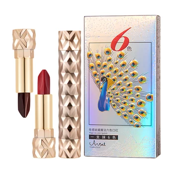 Double Headed Lipstick Pencil Six-color Matte Soft Lip Non-stick Cup Waterproof Velvet Lipstick Moisturizing Lipstick Cosmetics
Double Headed Lipstick Pencil Six-color Matte Soft Lip Non-stick Cup Waterproof Velvet Lipstick Moisturizing Lipstick Cosmetics