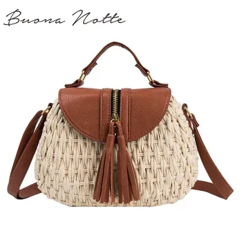 2020 Famous Designer Ladies Woven Knitting Messenger Crossbody Bags New Summer Bohemian Women Tassel Straw Beach Shoulder Bag
2020 Famous Designer Ladies Woven Knitting Messenger Crossbody Bags New Summer Bohemian Women Tassel Straw Beach Shoulder Bag