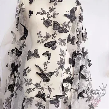 1yards Mesh Lace Butterfly Pattern Net Fabric For Dress Wedding Decoration DIY Material Mesh Fabric
1yards Mesh Lace Butterfly Pattern Net Fabric For Dress Wedding Decoration DIY Material Mesh Fabric