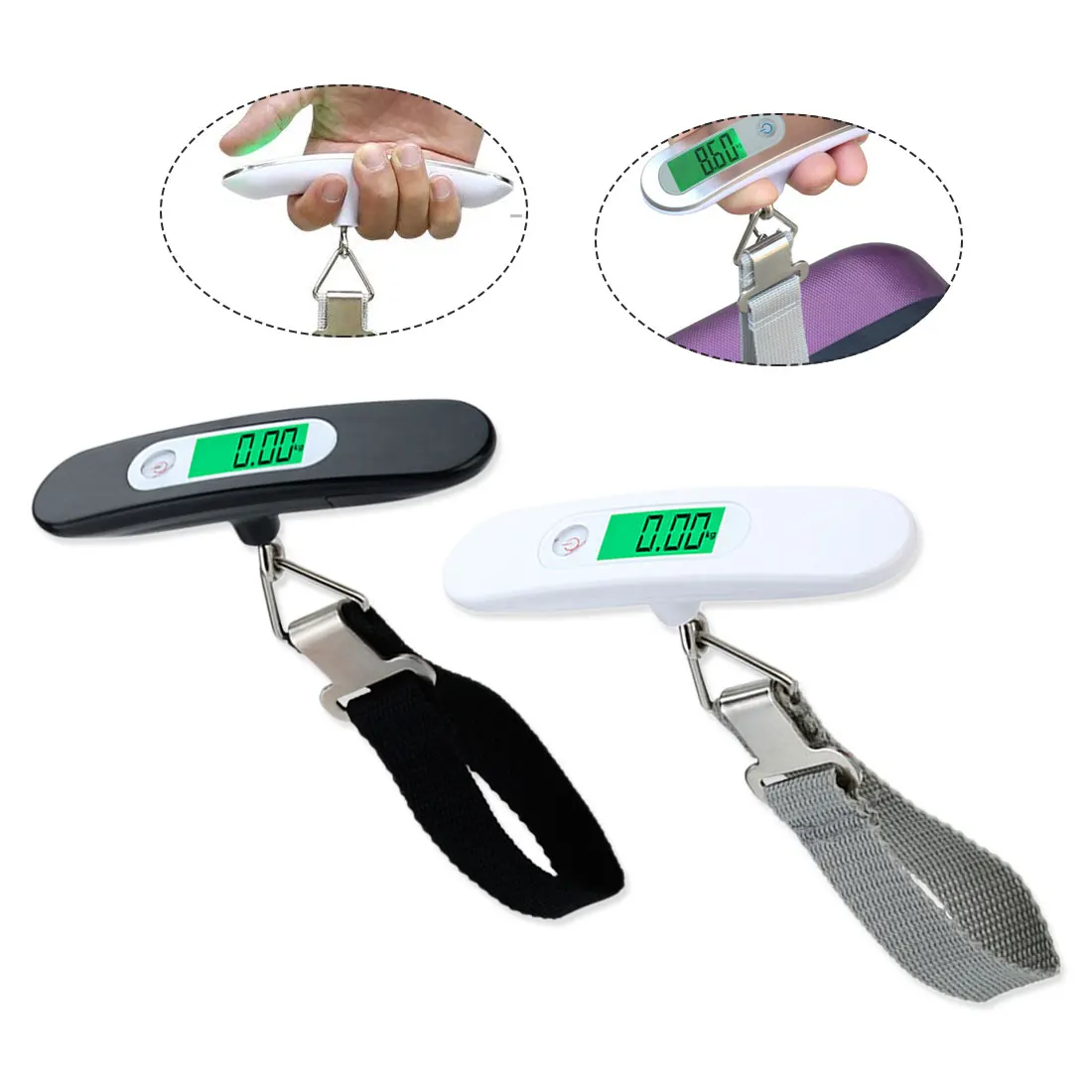 Digital Luggage Scale Handheld LCD Hanging Scale Electronic Portable Travel Suitcase Bag ScaleWeight Balance
Digital Luggage Scale Handheld LCD Hanging Scale Electronic Portable Travel Suitcase Bag ScaleWeight Balance