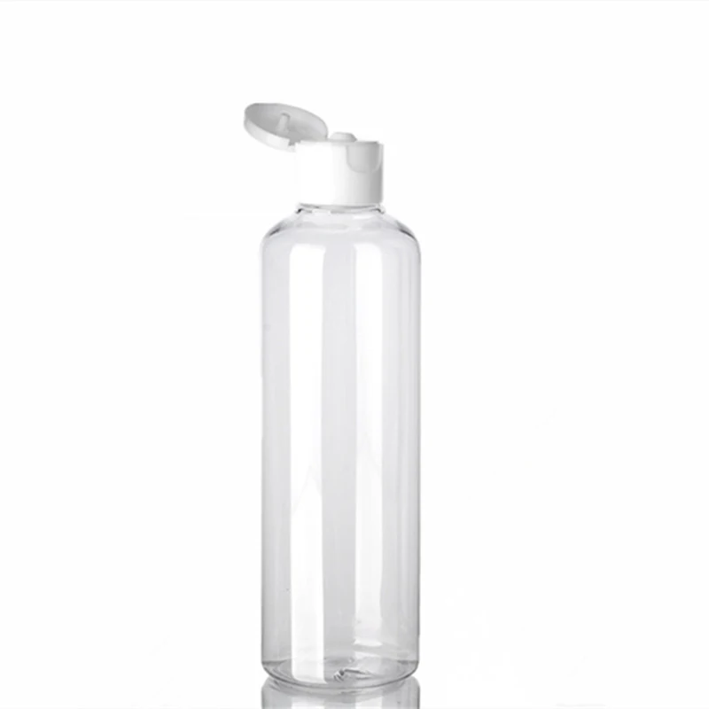 

30PCS*250ML Flip Screw Cap Bottle Small Empty Essential Oil Refillable Makeup Packing Plastic Lotion Shampoo Cosmetic Container