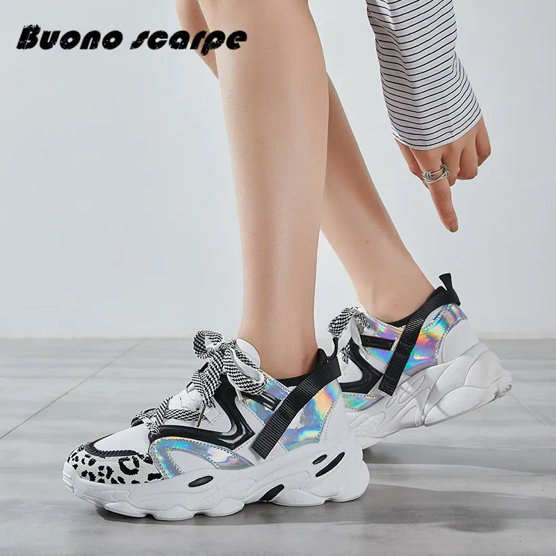 Buonoscarpe Women Sneakers Autumn Sexy Leopard Vulcanize Shoe Female Chunky Sneakers Lace Up Women Platform Shoes Tenis Feminino
Buonoscarpe Women Sneakers Autumn Sexy Leopard Vulcanize Shoe Female Chunky Sneakers Lace Up Women Platform Shoes Tenis Feminino