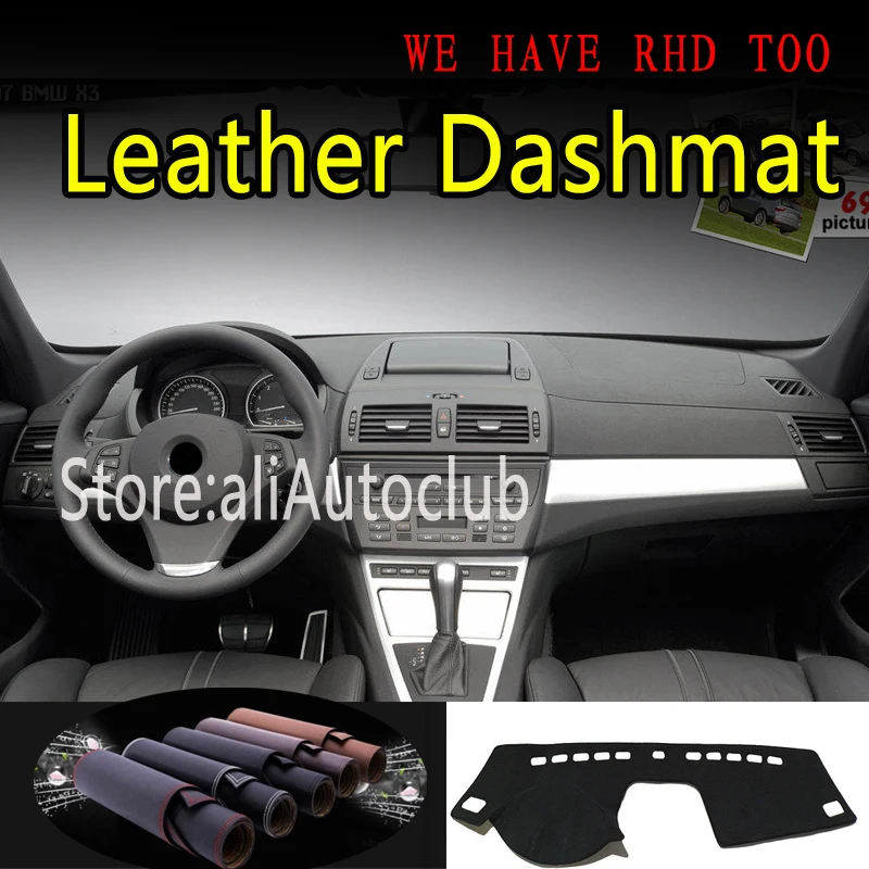 Фото For BMW X3 E83 G1 2003 2004 2005 2006 2007 2009 2010 Leather Dashmat Dashboard Cover Dash Mat Sunshade Carpet Car Styling auto | Автомобили