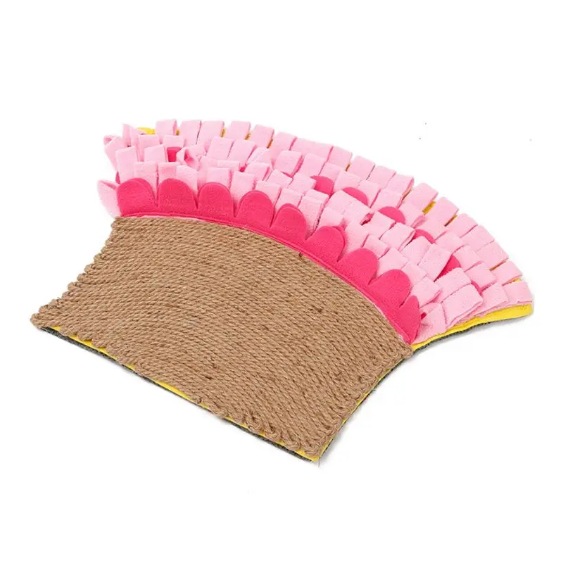 Fishtail Home Cat Scratch Pad Snuffle Mat Nosework Blanket Play Sniffing Train for cat toy
Fishtail Home Cat Scratch Pad Snuffle Mat Nosework Blanket Play Sniffing Train for cat toy
