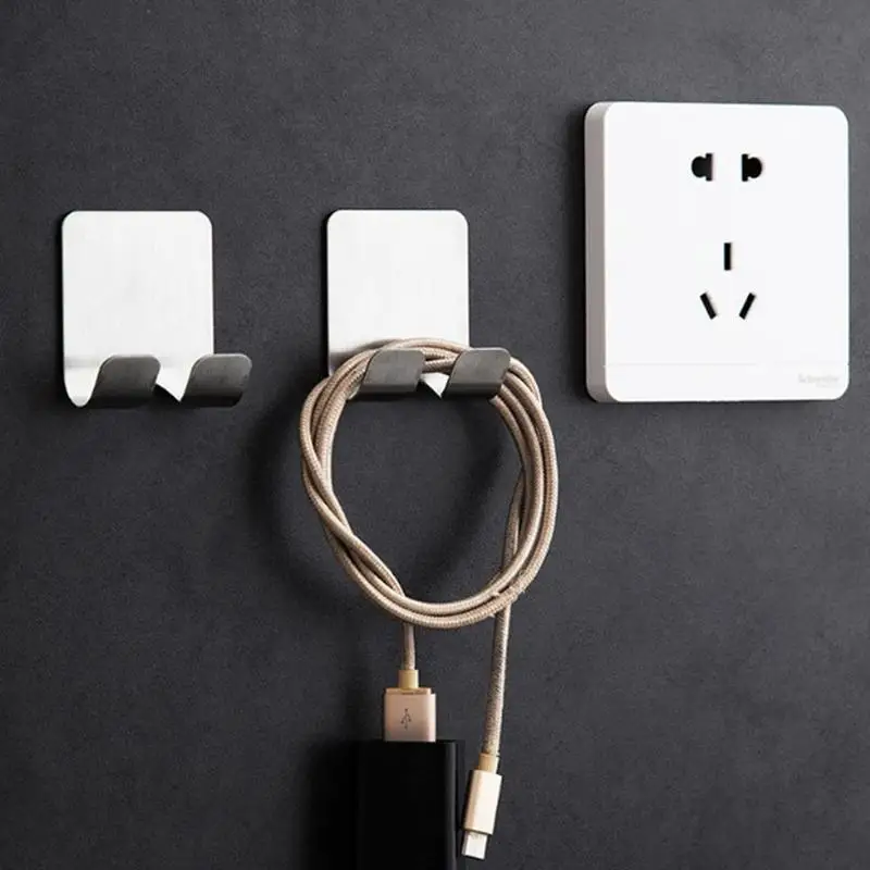 1PC Stainless Steel Self Adhesive Hooks Tiles Glass Strong Sticky Keys Towels Hanger Holder Rack Bathroom Storage Hangers
1PC Stainless Steel Self Adhesive Hooks Tiles Glass Strong Sticky Keys Towels Hanger Holder Rack Bathroom Storage Hangers