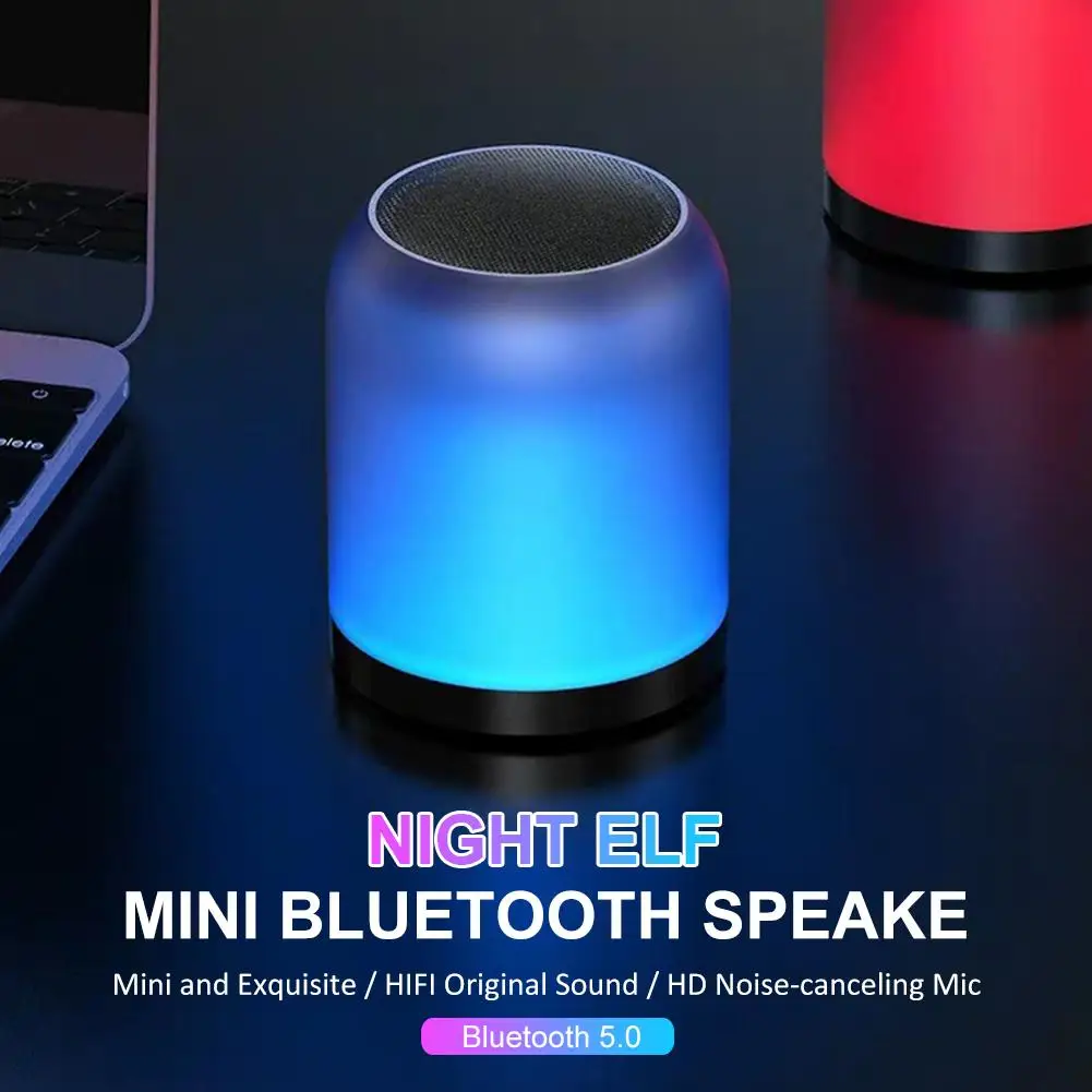Mini Bluetooth Speaker 5.0 Wireless Audio-visual Loudspeaker Colorful Breathing Atmosphere Lights Waterproof Dustproof SoundBox
Mini Bluetooth Speaker 5.0 Wireless Audio-visual Loudspeaker Colorful Breathing Atmosphere Lights Waterproof Dustproof SoundBox