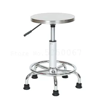 Stainless steel lift work bench Electronics factory production workshop chair Hospital school laboratory pulley round stool
Stainless steel lift work bench Electronics factory production workshop chair Hospital school laboratory pulley round stool