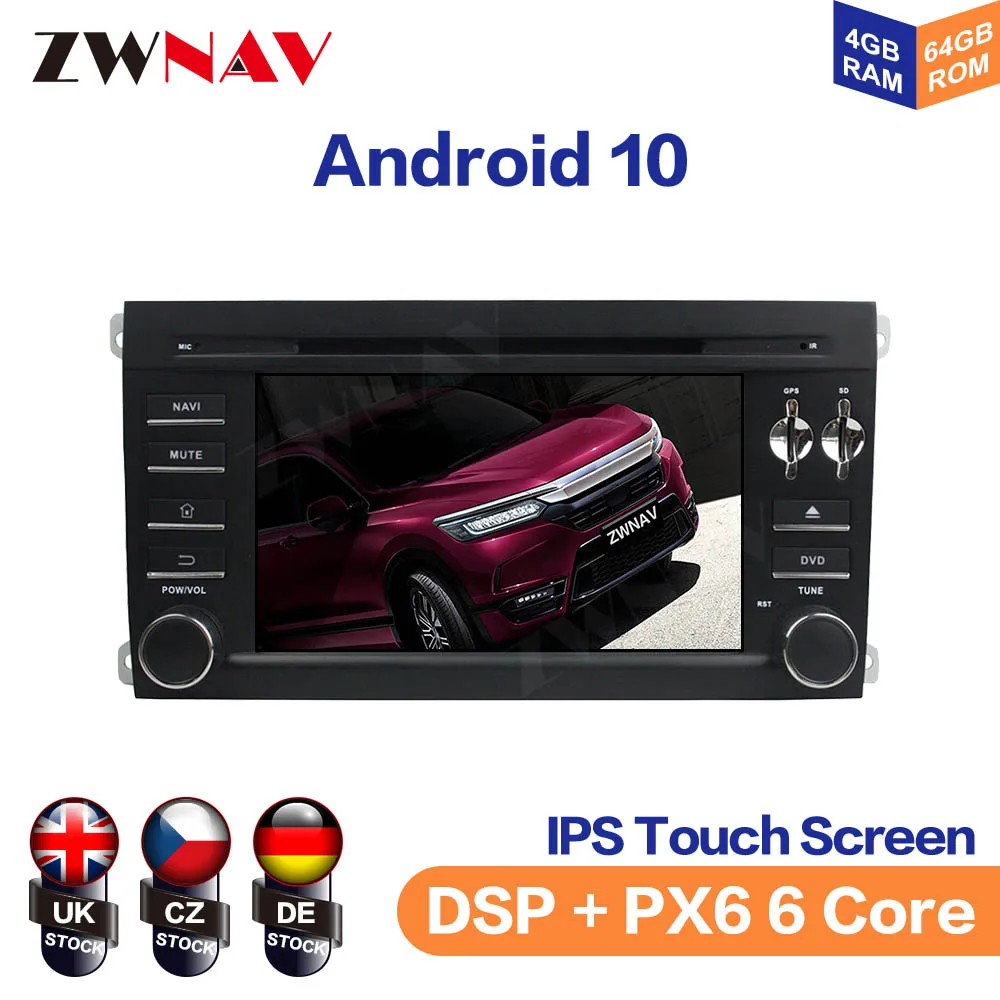 Android 10 PX5/PX6 Car DVD Player Multimedia Player GPS Navigation For Porsche Cayenne 2003-2010 Auto Radio Stereo Head unit DSP
Android 10 PX5/PX6 Car DVD Player Multimedia Player GPS Navigation For Porsche Cayenne 2003-2010 Auto Radio Stereo Head unit DSP