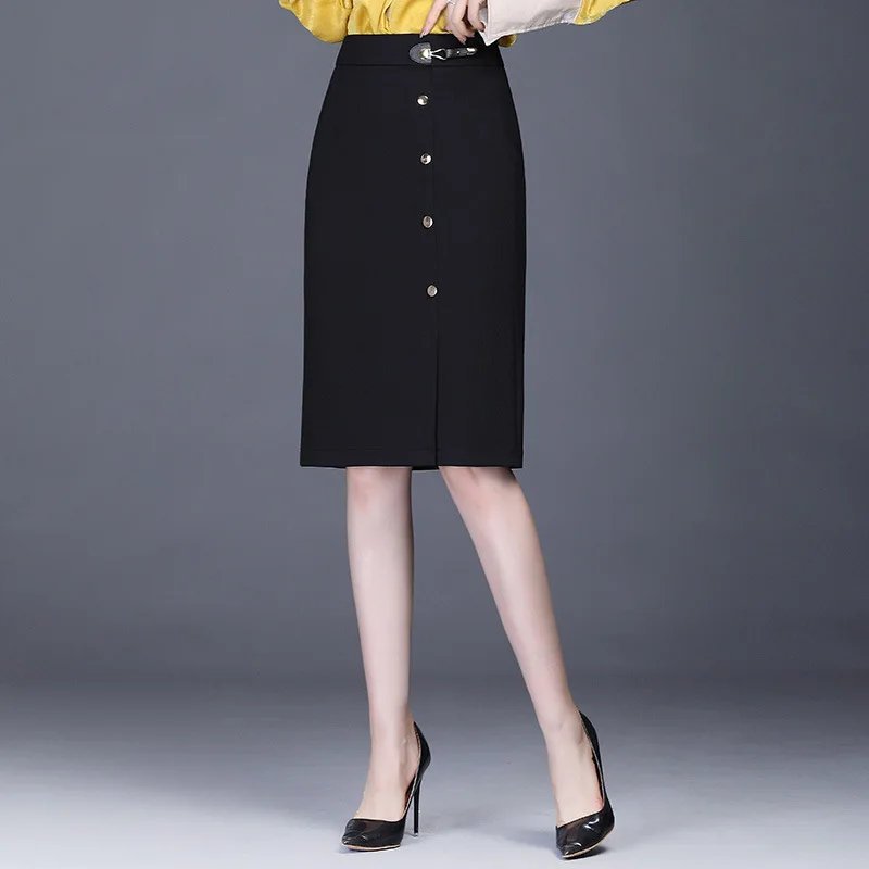 Sheath Skirt Women's Mid-length Autumn New Style Korean-style High-waisted Slim Fit Wrapped Skirt Slit Slimming Versatile One-st
Sheath Skirt Women's Mid-length Autumn New Style Korean-style High-waisted Slim Fit Wrapped Skirt Slit Slimming Versatile One-st