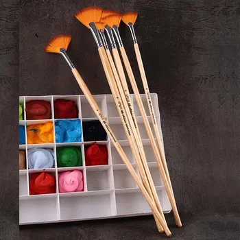 6pcs/set,High Quality Fan Shape Pig Bristle Hair Painting Pen Oil Painting Watercolor Supplies Professional Art Supplies
6pcs/set,High Quality Fan Shape Pig Bristle Hair Painting Pen Oil Painting Watercolor Supplies Professional Art Supplies