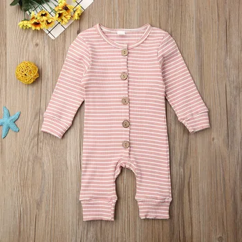 Pudcoco Autumn Winter Newborn Baby Boy Girl Clothes Striped Long Sleeve Button Romper Jumpsuit One-Piece Outfit Cotton Clothes
Pudcoco Autumn Winter Newborn Baby Boy Girl Clothes Striped Long Sleeve Button Romper Jumpsuit One-Piece Outfit Cotton Clothes