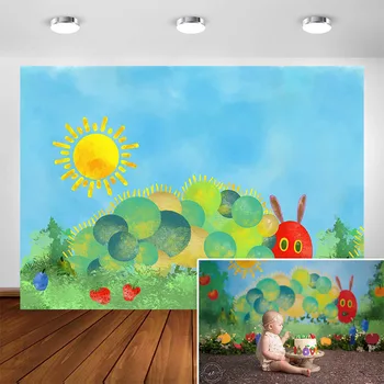Our Very Hungry Caterpillar Backdrop for Photo Studio Baby Newborn Birthday Party Photography Background Photocall
Our Very Hungry Caterpillar Backdrop for Photo Studio Baby Newborn Birthday Party Photography Background Photocall
