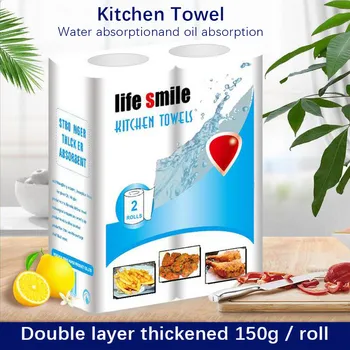 2PCS White Toilet Paper Kitchen Clean Paper Towel Cloth Durable Washable for Dish/Glass/Desk X#2
2PCS White Toilet Paper Kitchen Clean Paper Towel Cloth Durable Washable for Dish/Glass/Desk X#2