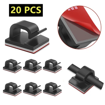 20pcs Wire Cable Management Organizer Desktop Cable Cord Clips Mouse Headphone Holder Data Telephone Line Cable Winder Tidy
20pcs Wire Cable Management Organizer Desktop Cable Cord Clips Mouse Headphone Holder Data Telephone Line Cable Winder Tidy