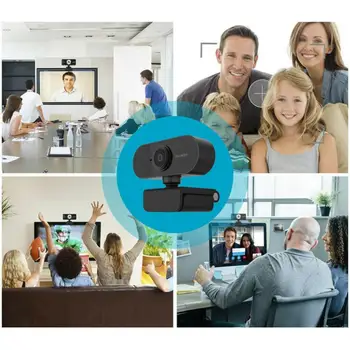 HD Webcam Built-in Dual Mics Smart 1080P Web Camera USB Pro Stream Camera Video Recording PC Game Cam For OS Windows10/8
HD Webcam Built-in Dual Mics Smart 1080P Web Camera USB Pro Stream Camera Video Recording PC Game Cam For OS Windows10/8