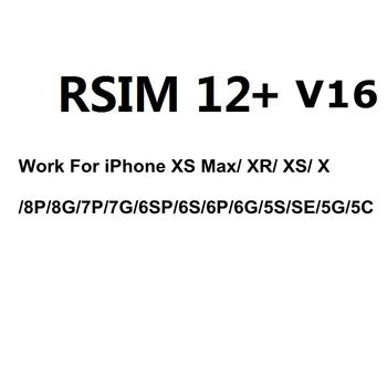 

RSIM 12+ V16 Sup Smart RSIM12+ Unlock SIM For iPhone 5 5S 6 6S 7 8 Plus X XR XS Max Card Tool Mobile Phone Universal