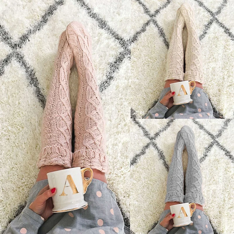 2020 Winter New Twisted Mid-length Tube Over The Knee Pile Pile Socks Woolen Socks
2020 Winter New Twisted Mid-length Tube Over The Knee Pile Pile Socks Woolen Socks