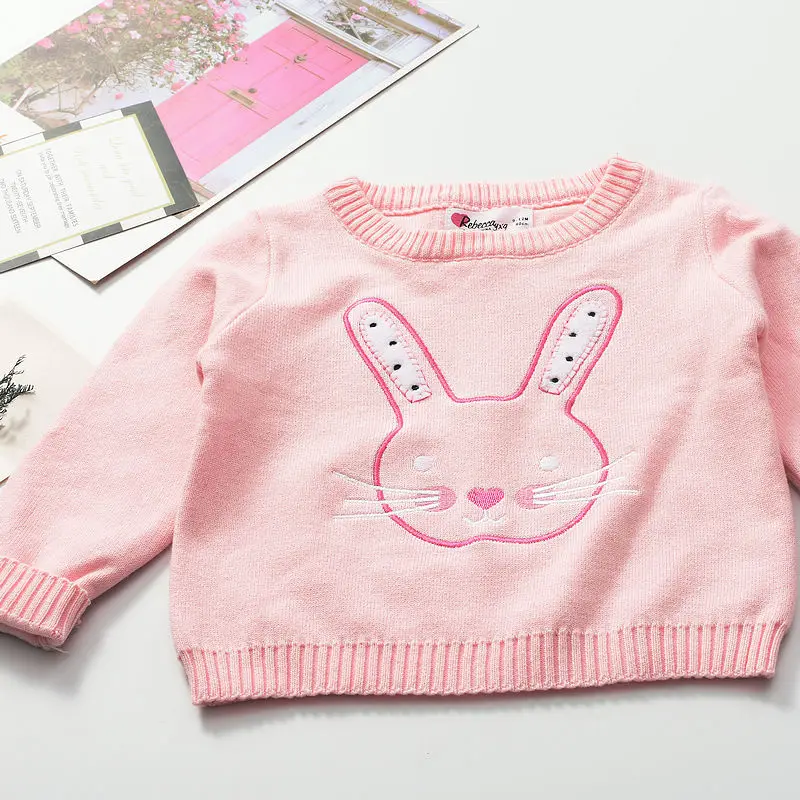 Spring Versatile Children Girls Kids' Sweater Cute Cartoon Rust Flowers Long Sleeve Crew Neck Sweater
Spring Versatile Children Girls Kids' Sweater Cute Cartoon Rust Flowers Long Sleeve Crew Neck Sweater