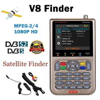 Freesat V8 Finder Digital Satellite Signal Finder 3.5"LCD Screen Display DVB-S2/S2X Satellite Finder Meter TV Signal Search Tool
Freesat V8 Finder Digital Satellite Signal Finder 3.5"LCD Screen Display DVB-S2/S2X Satellite Finder Meter TV Signal Search Tool