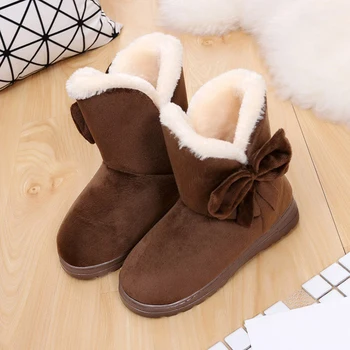 NEW 1 Pair Women Snow Boots Warm Shoes Bowknot Plush Anti-slip for Winter Outdoor
NEW 1 Pair Women Snow Boots Warm Shoes Bowknot Plush Anti-slip for Winter Outdoor