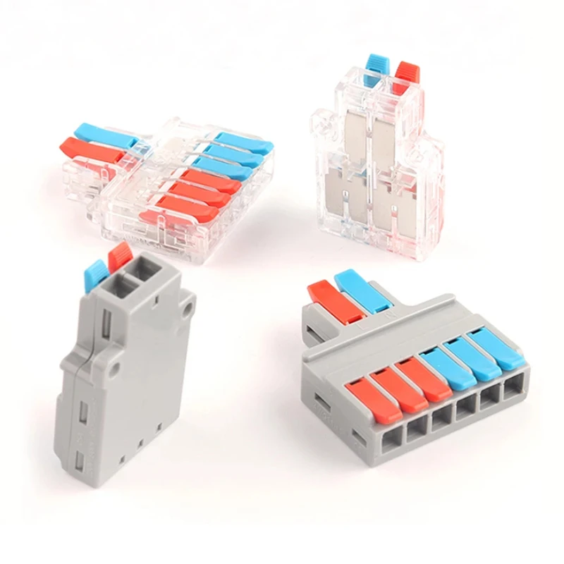 Quick electrical splitter Wire Connector SPL Universal Push-in Cable Wiring Terminal Block Connectors into 0.5-6mm2
Quick electrical splitter Wire Connector SPL Universal Push-in Cable Wiring Terminal Block Connectors into 0.5-6mm2