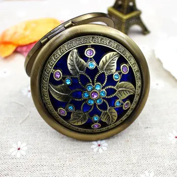 Hot Folding Pocket Mirror Round Compact Double-sided Vintage Hollow Makeup Mirrors CNT 66 
Hot Folding Pocket Mirror Round Compact Double-sided Vintage Hollow Makeup Mirrors CNT 66