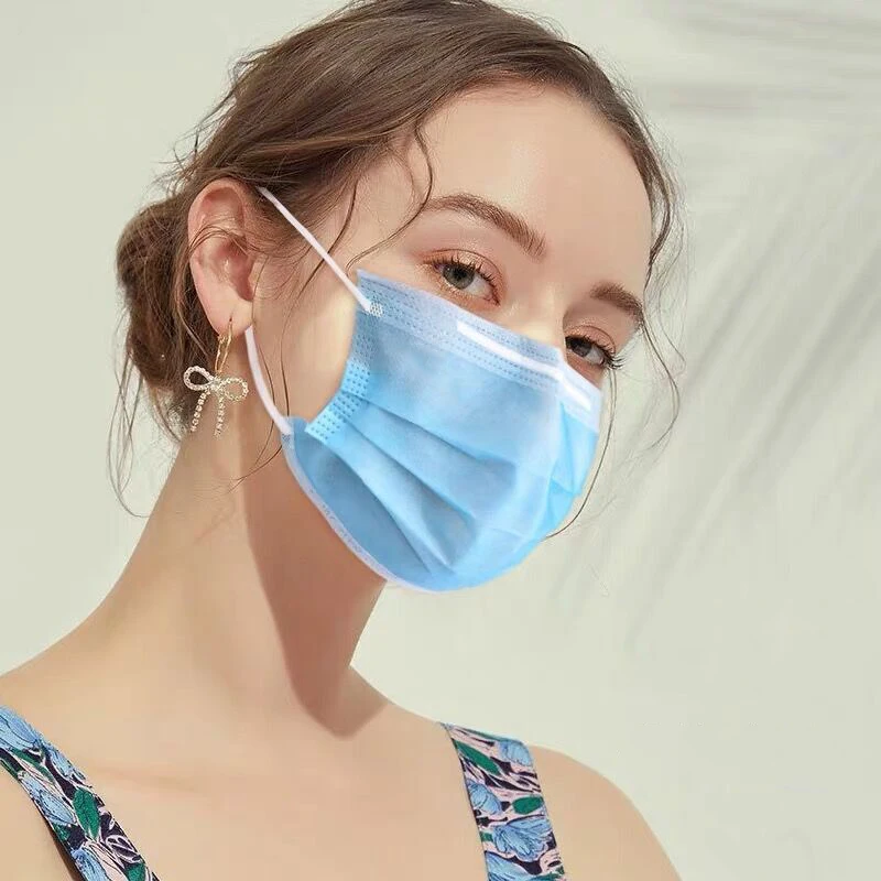 Protection masque Disposable Non-Woven Masks Three-layer Filter Anti-dust Mouth Unisex Coronavirus mouth face Masks Classic Blue
Protection masque Disposable Non-Woven Masks Three-layer Filter Anti-dust Mouth Unisex Coronavirus mouth face Masks Classic Blue