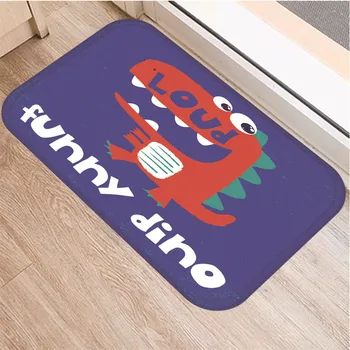 Cartoon Dinosaur Floor Mat Flannel Absorbent Bath Rug Anti-slip Bathroom Kitchen Carpet Entrance Indoor Doormat for Home Decor
Cartoon Dinosaur Floor Mat Flannel Absorbent Bath Rug Anti-slip Bathroom Kitchen Carpet Entrance Indoor Doormat for Home Decor