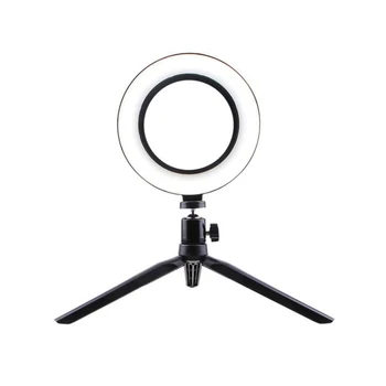 6 Inch Fill Light with Small Desktop Stand Portable 16cm Ring Light Tripod for Girls' Beauty Selfie Makeup Photography
6 Inch Fill Light with Small Desktop Stand Portable 16cm Ring Light Tripod for Girls' Beauty Selfie Makeup Photography