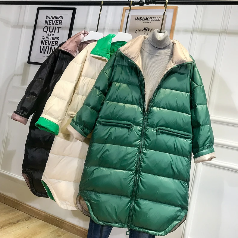 White Duck 2019 New Autumn Winter Loose Down Jacket Women's Long Section Collar Fashion Down Coat Fashion Tide
White Duck 2019 New Autumn Winter Loose Down Jacket Women's Long Section Collar Fashion Down Coat Fashion Tide