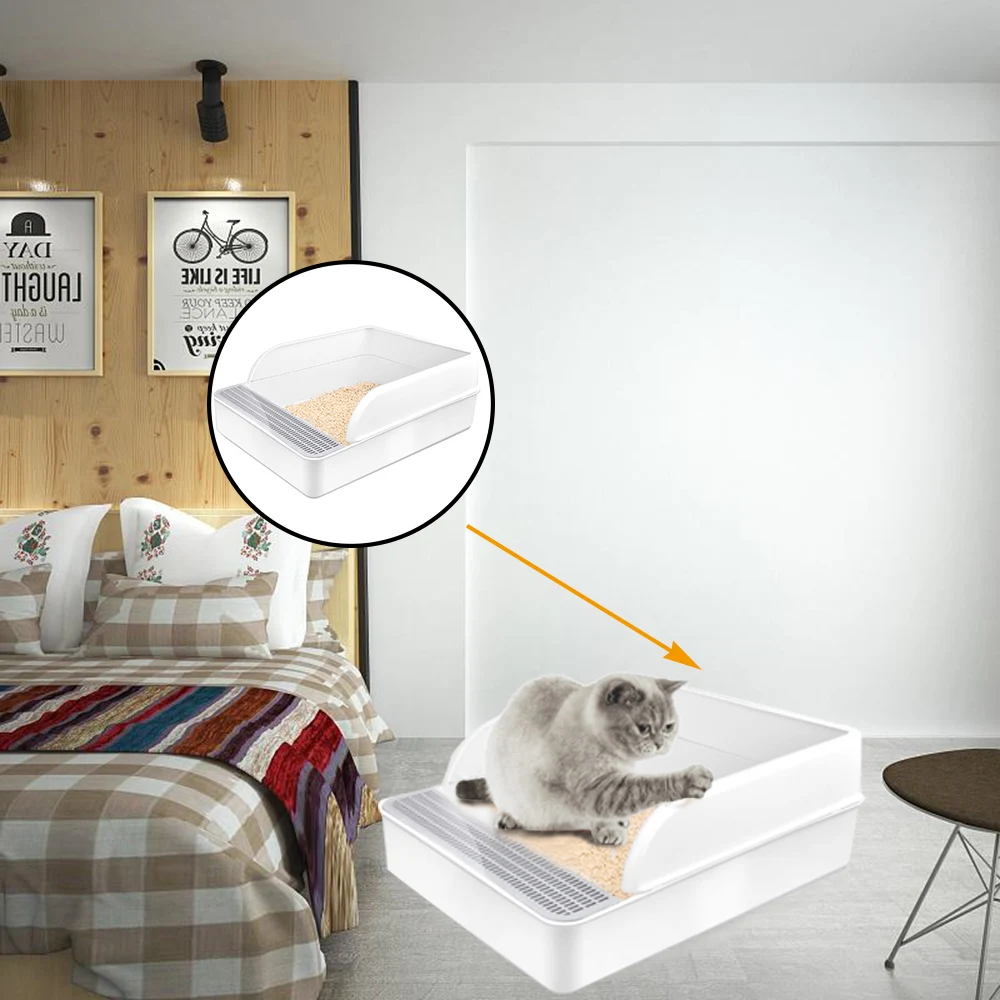 Pet Dog Toilet Cat Litter Box Cat Dog Tray Teddy Anti-Splash Toilette with cat litter shovel Puppy Cat Indoor Home Sandbox
Pet Dog Toilet Cat Litter Box Cat Dog Tray Teddy Anti-Splash Toilette with cat litter shovel Puppy Cat Indoor Home Sandbox