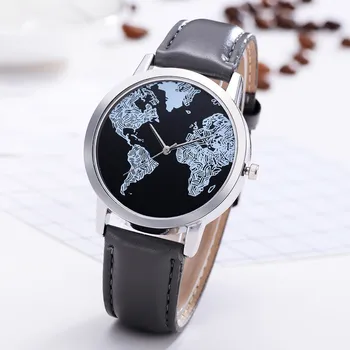 Fashion World Map Pattern Watches Women Watches Leather Strap Quartz Wristwatches Ladies Watches Cheap Price Dropshipping 2020
Fashion World Map Pattern Watches Women Watches Leather Strap Quartz Wristwatches Ladies Watches Cheap Price Dropshipping 2020
