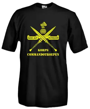 

T-Shirt Military Nunc Aut Nunquam Korps Commandotroepen Special Force Harajuku Hip Hop Men T Shirts