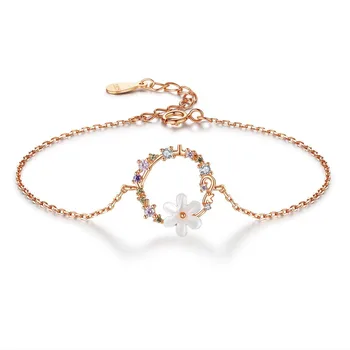 Leouerry 925 Sterling Silver Zircon Crystal Shell Round Garland Chain Bracelets for Women AAA+ Cubic Zirconia Fine Jewelry
Leouerry 925 Sterling Silver Zircon Crystal Shell Round Garland Chain Bracelets for Women AAA+ Cubic Zirconia Fine Jewelry