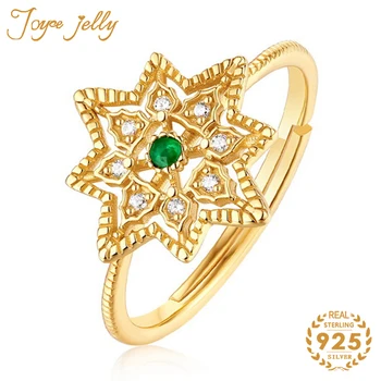 JoyceJelly 2020 New Style Rings Retro Western Fashion Golden Color Hollow Carved Lace Emerald 925 Sterling Silver Women Gifts
JoyceJelly 2020 New Style Rings Retro Western Fashion Golden Color Hollow Carved Lace Emerald 925 Sterling Silver Women Gifts