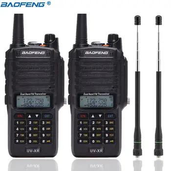 2Pcs Baofeng UV-XR 10W High Power 4800Mah Battery IP67 WaterProof Dual Band Handheld Radio Walkie Talkie+ Telescopic Antenna
2Pcs Baofeng UV-XR 10W High Power 4800Mah Battery IP67 WaterProof Dual Band Handheld Radio Walkie Talkie+ Telescopic Antenna