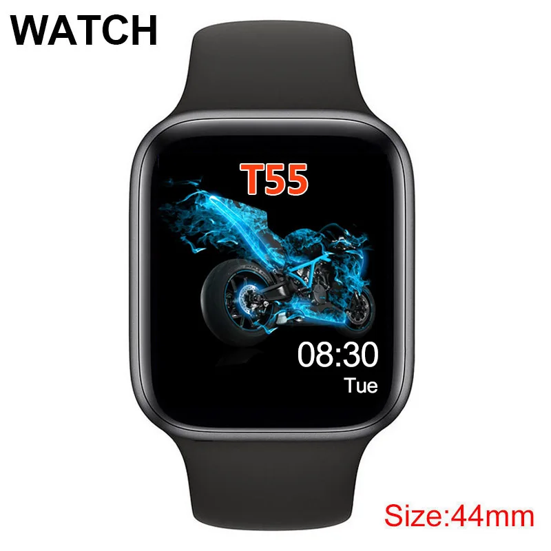 T55 Smart Watch Series 5 44mm 1to1 1.54inch Screen Bluetooth Call Heart Rate Monitoring Smart Band Sport Bracelet IOS Smartwatch
T55 Smart Watch Series 5 44mm 1to1 1.54inch Screen Bluetooth Call Heart Rate Monitoring Smart Band Sport Bracelet IOS Smartwatch