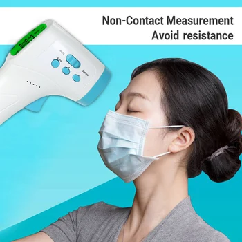 KKMOON Digital Infrared Temperature Tool Non-Contact Baby Forehead Ear Surface Fever IR Temperature Tool For Baby Adults
KKMOON Digital Infrared Temperature Tool Non-Contact Baby Forehead Ear Surface Fever IR Temperature Tool For Baby Adults